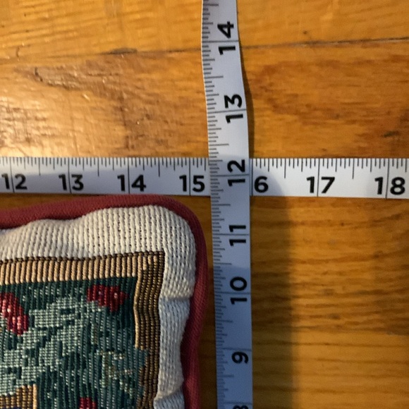 Vintage Santa Throw Pillow “Joy To The World” small no tags - Picture 6 of 6